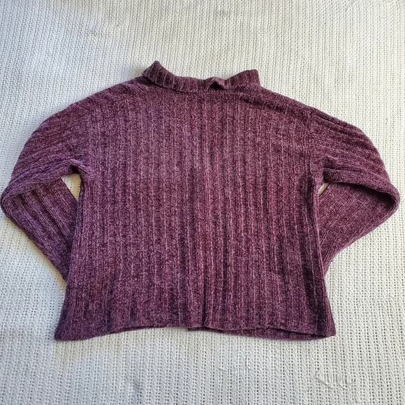 Northern Isles Chenille Sweater Women's Medium Button Down Cardigan Long Sleeve - Picture 2 of 8